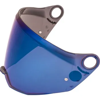 Auto-moto plexi - zrcadlové pro přilbu COMMANDER, AIROH - Itálie (modré)
