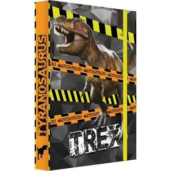Set školních potřeb Box na sešity A4 Jumbo Tyranosaurus