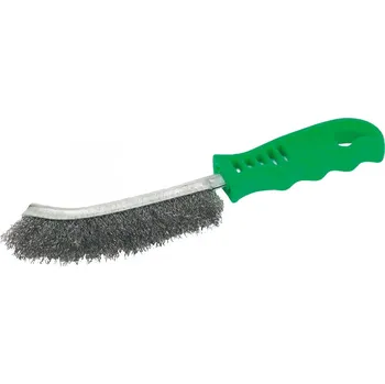 Drátěný kartáč Univerzální ruční drátěný kartáč, zelený