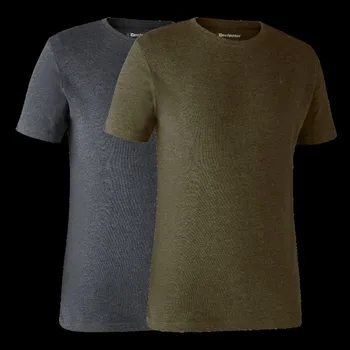 Tričko Deerhunter Basic 2 kusy Barva: Adventure Green Melange, Velikost: L