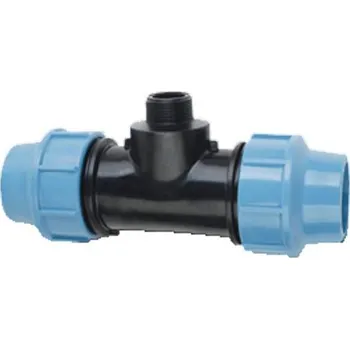 Vodovodní potrubí T kus 90° s vnějším závitem 40x5/4"x40