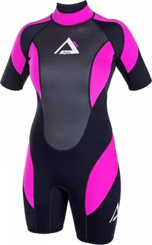 Neoprenový oblek AGAMA Tropic Short Superstretch 3 mm růžový/černý