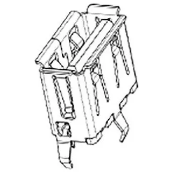 Elektrický konektor Molex Molex MOL Micro Solutions 1050570001 USB konektor Typ A, 1 ks