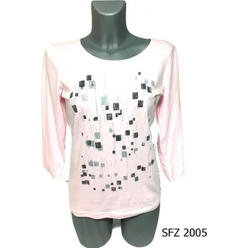 Dámské tričko Scharf Dámské triko s 3/4 rukávem kostky Size: M