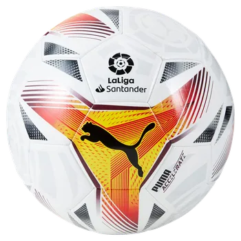 Fotbalový míč PUMA LaLiga 1 Accelerate MS 08364801 bílý/oranžový/černý