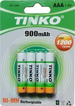 Článková baterie Tinko NiMH 900 mAh AAA 4 ks