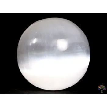 Drahý kámen Magieprirody.cz Selenit koule 6 cm + podstavec #ZB102 přírodní kámen