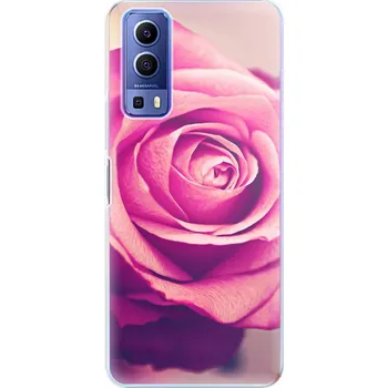 Pouzdro na mobilní telefon Odolné silikonové pouzdro iSaprio - Pink Rose - Vivo Y72 5G