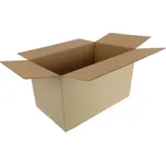 Kartonová krabice, 3vrstvá, délka 600 mm, šířka 400 mm, výška 400 mm