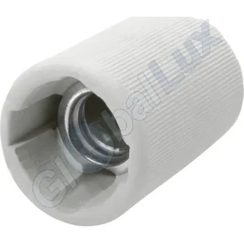 Objímka na žárovku Objímka LH-E14 bílá keramická Greenlux GXOS049