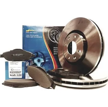 Brzdový komplet Brzdy kotouče a desky přední PEUGEOT 307 308 I - KRAFT