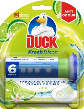 čisticí prostředek na WC Duck Fresh Discs limetka 36 ml