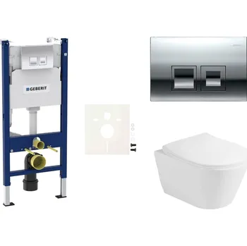 Cenově zvýhodněný závěsný WC set Geberit do lehkých stěn / předstěnová montáž + WC Glacera Ava SIKOGESAVAD35