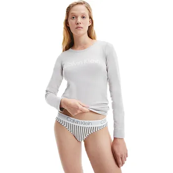 Kalhotky CALVIN KLEIN DÁMSKÁ TANGA THONG WHITE 000QD3751E 13Q Velikost: M