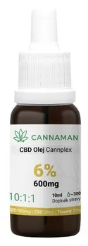 CBD Cannaman CBD olej Cannplex 6 % 600 mg 10 ml