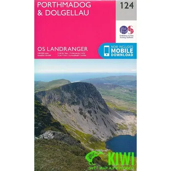 Ordnance Survay vydavatelství mapa Porthmadog,Dolgellau 1:50 t.