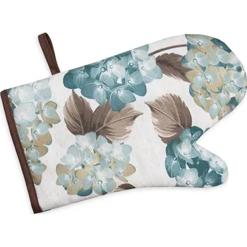 Chňapka Kuchyňská chňapka modré hortenzie