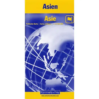 Kümmerly Frey/Hallwag vydavatelství mapa Asia politická 1:12 mil.