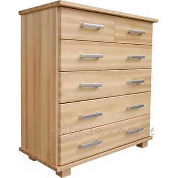 Komoda Buková komoda BORA B8 se šuplíky Barevné provedení: Dub.