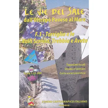 Escursionista distributor mapa Torriglia e Valli Scrivia,Trebbia e Aveto 1:25 t.