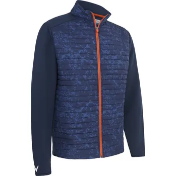 Callaway Abstract Camo Printed dětská golfová bunda, tmavě modrá, vel. XL