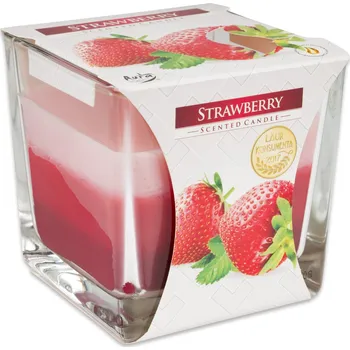 Svíčka Bispol svíčka Coloured Strawberry 170g
