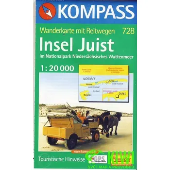Kompass Insel Juist 1:20 t. +
