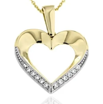 Přívěsek Zlatnictví U Kostela Zlatý přívěsek srdíčko 4985 626157749