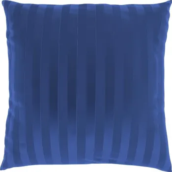 Povlak na polštářek Kvalitex Povlak saténový s proužkem MODRÝ 50x70cm 50x70cm
