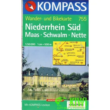 Kompass Niederrhein Süd - Maas, Schwalm, Nette 1:50 t.