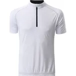 Pánský cyklo dres JAMES NICHOLSON JN514 WHITE/BLACK XXXL