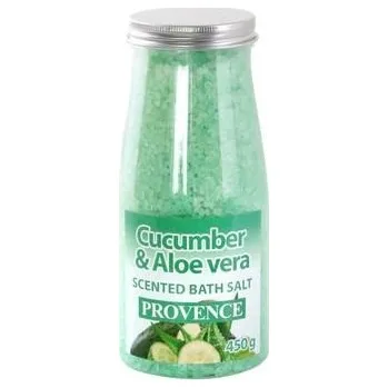 Koupelová sůl Provence Mořská sůl do koupele PROVENCE 450g Okurka + Aloe vera 267346