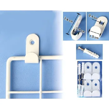 Nábytkové kování Háček závěsný 4ks kov