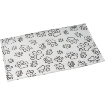 Pelíšek pro psa Deka jednovrstvá A55, šedá/hnědá 80x50 cm