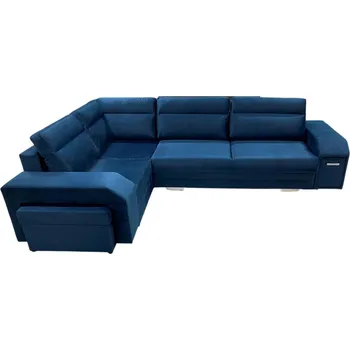 Obývací stěna FALCO Sedací souprava Alvin L Monolith 77 - tmavě modrá
