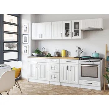 Kuchyňská linka FALCO Kuchyňská linka Běla 240/240 bílá MAT