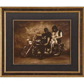 Umění Jan Saudek - The bikers