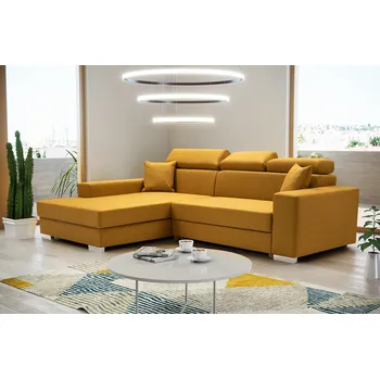 Obývací stěna FALCO Sedací souprava Mexicana Lux L - žlutá