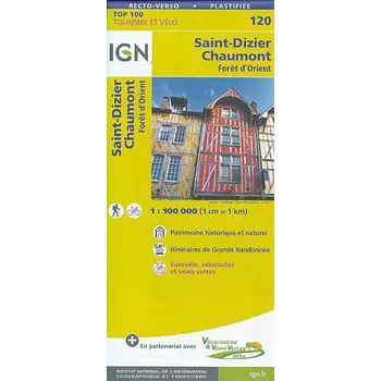 IGN mapa St-Dizier,Chaumont 1:100 t.