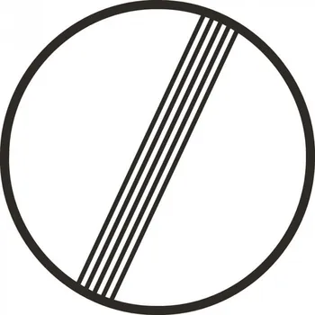 Dopravní značení Konec všech zákazů B26 70 cm