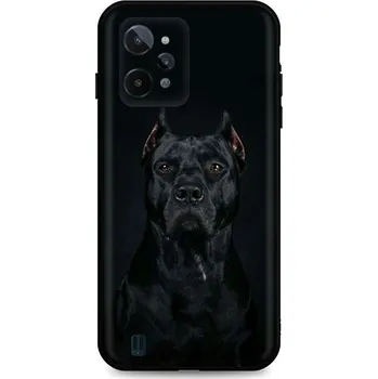 Pouzdro na mobilní telefon Kryt Realme C31 silikon Dark Pitbull (obal neboli pouzdro na Realme C31)