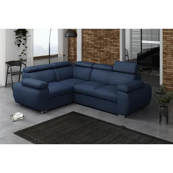 Obývací stěna FALCO Sedací souprava Bodie L - modrá