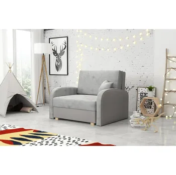 Obývací stěna FALCO Rozkládací křeslo Vivian Soft I - šedá