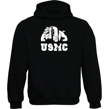 Pánská mikina Mikina s kapucí USMC Devil Dogs - černá