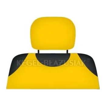 Potah sedadla Potah na opěrky hlavy, žlutý SIXTOL