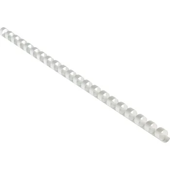 Vázací hřbet Eurosupplies plastový hřbet 51mm bílý Plastový hřbet, A4, 51mm, bílý, 50ks LAMRE21DO51BL