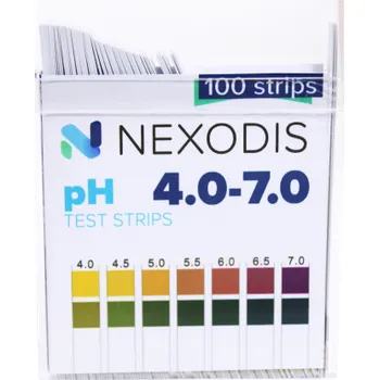 Diagnostický test Indikační PH papírky 4-7 plast, 100 ks
