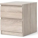 Noční stolek Simplicity 291 truffle - moderní lamino, 2 zásuvky, FALCO