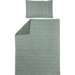 Meyco Povlečení 100x135 cm - Cheetah/uni forest green