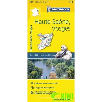 Michelin mapa Haute-Saone,Vosges 1:150 t.